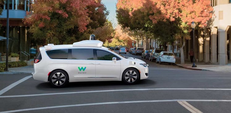 waymo self driving car
