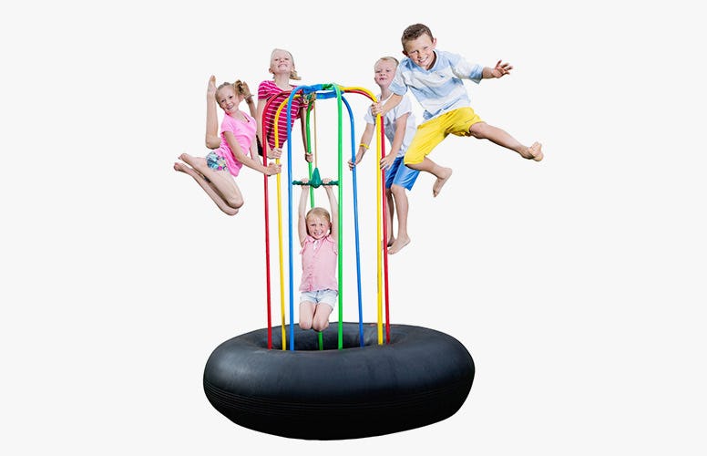 The Jungle Jumparoo Is the 3-in-1 Backyard Bounce Toy