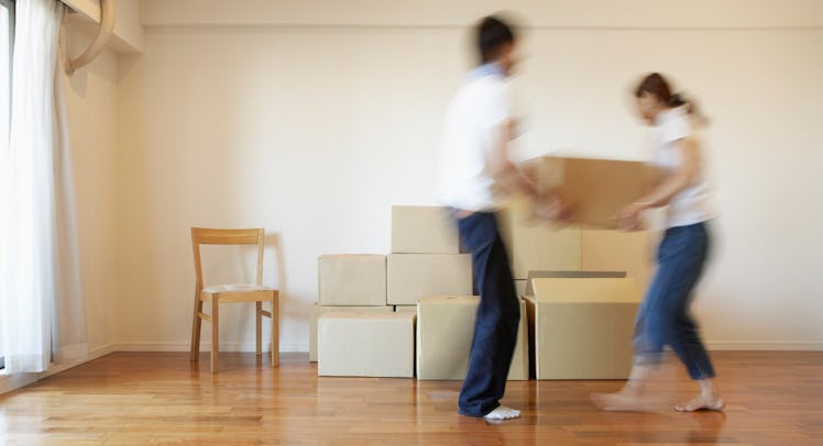 couple moving into new home