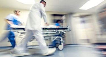 emergency room blurred