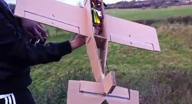 rc cardboard plane