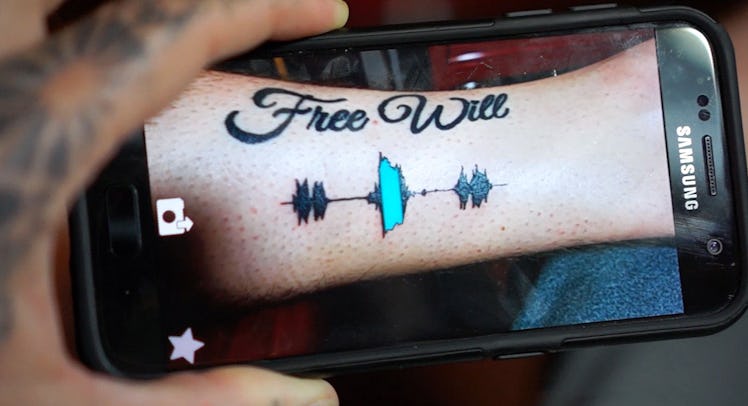 soundwave tattoo skin motion