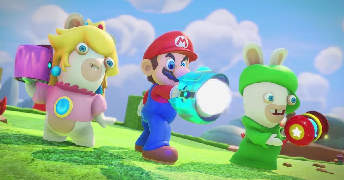 The Trailer for 'Mario+Rabbids Kingdom Battle' Shows Mario With Gun