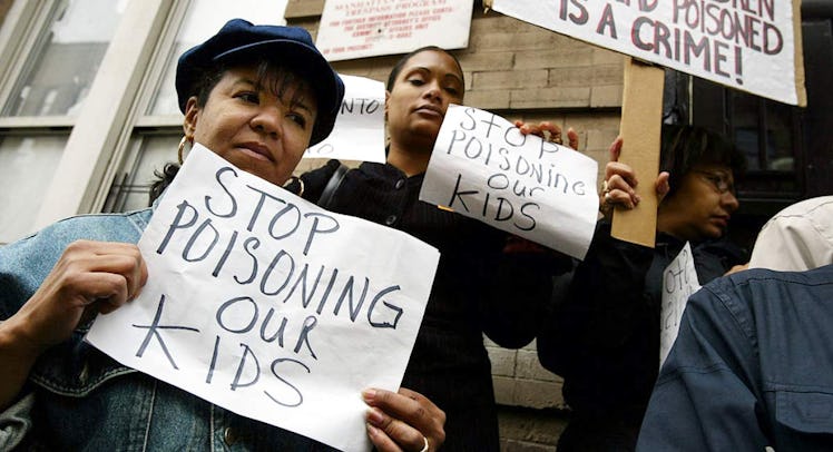 lead poisoning protest