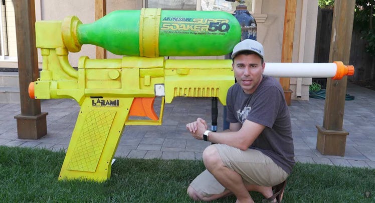 Mark Rober giant super soaker