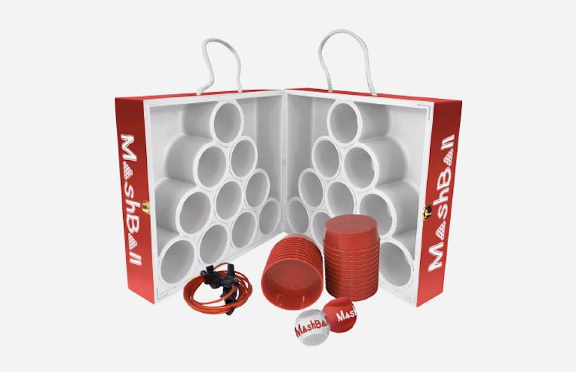 Mashball box and solo cups