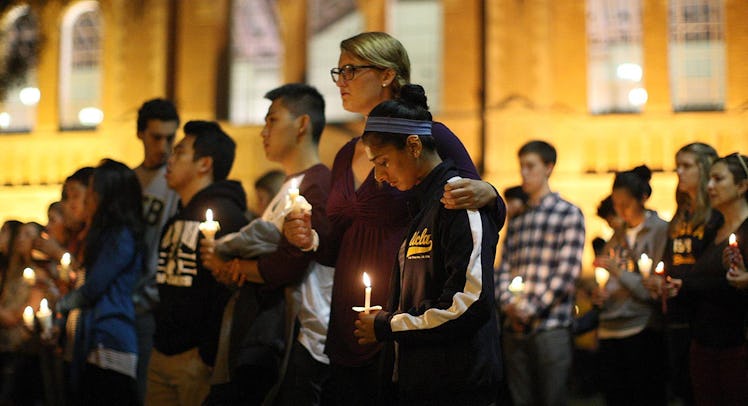 ucla shooting vigil