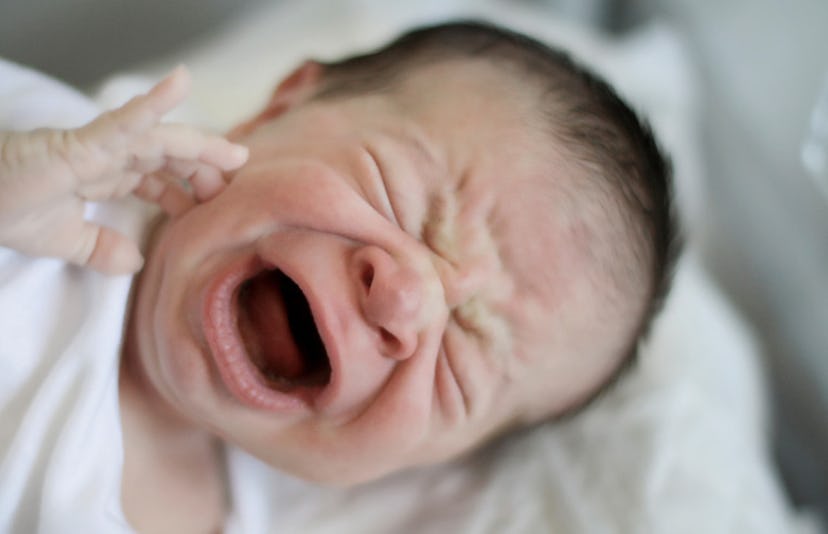 crying newborn