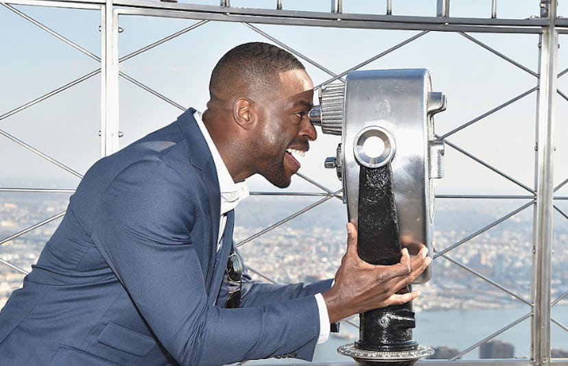 sterling k brown visits the empire state building