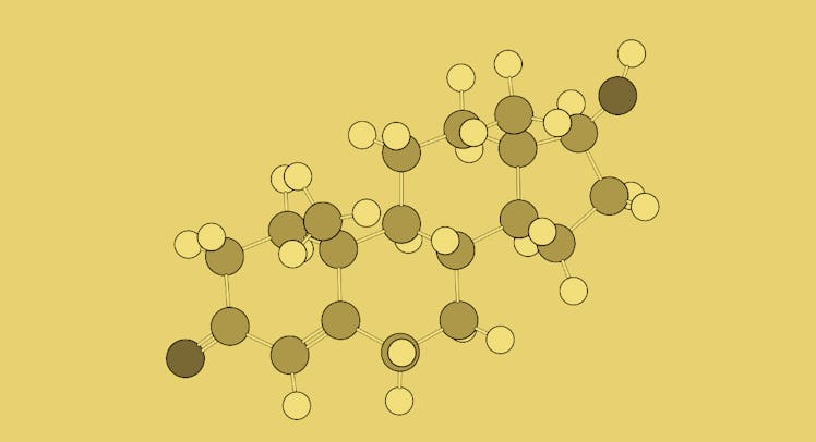testosterone molecule