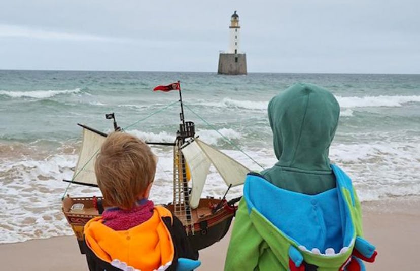 Toy pirate ship launched by Scottish boys sails to Scandinavia