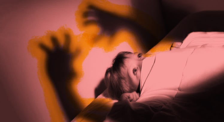 girl having a nightmare