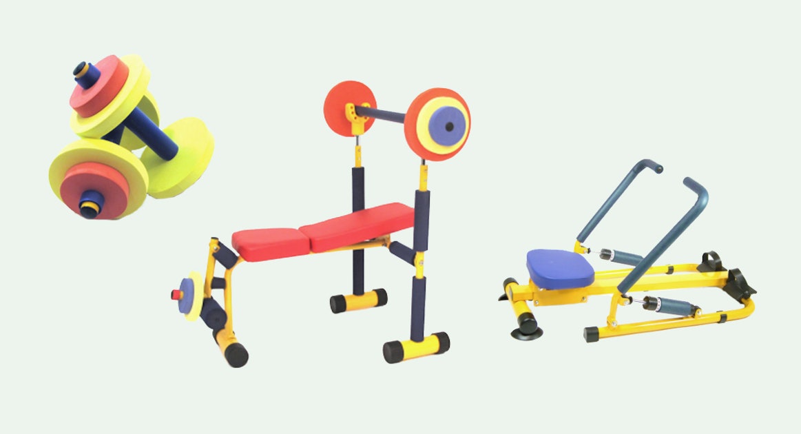 Kids Fitness Exercise Equipment, Adjustable Barbell Toy Set for Kids  Fitness, Children's Play Fitness Exercise Equipment, Kids Workout Equipment  for