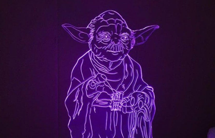 Star Wars Yoda 3D LED Lamp