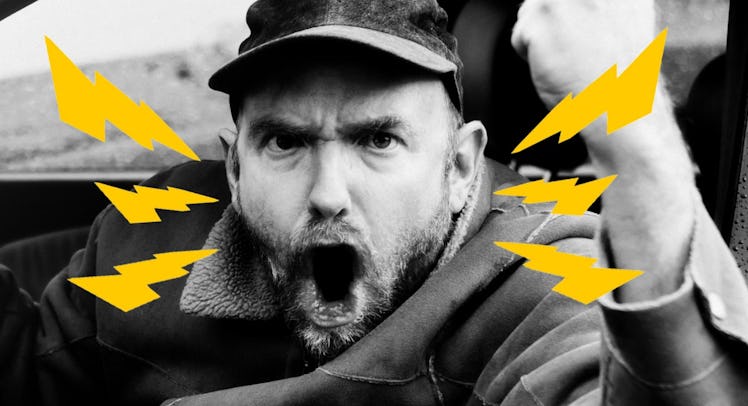 angry yelling man