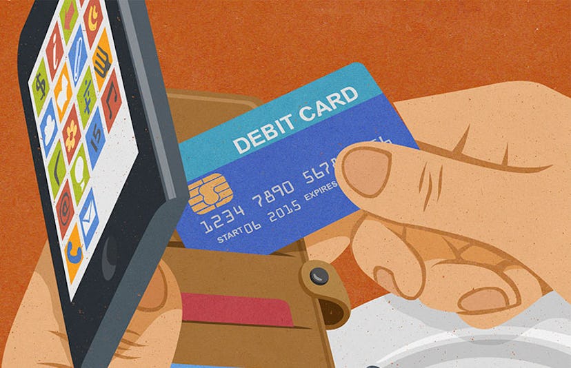 debit card illustration