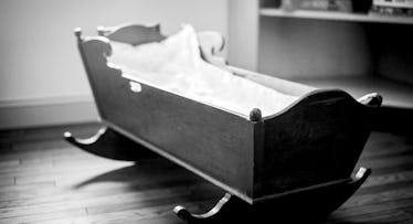 empty crib
