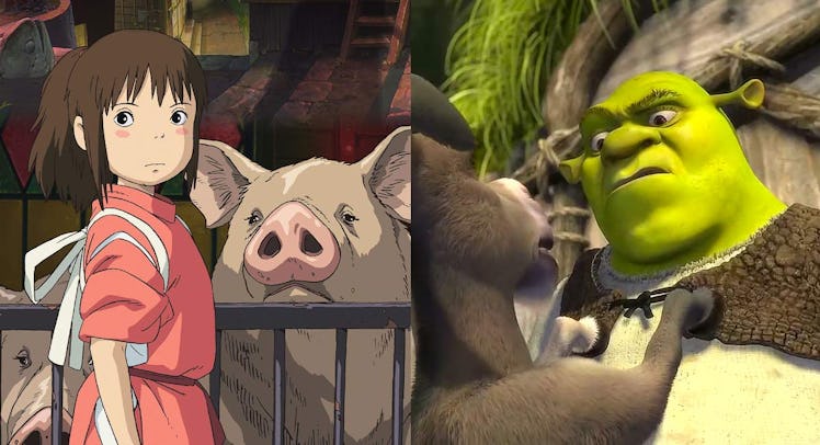 spirited away shrek