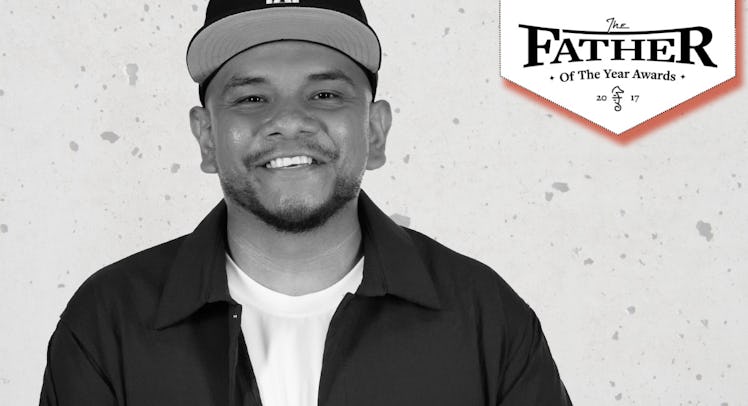 J. Cruz next to a "Father of the Year Awards" logo