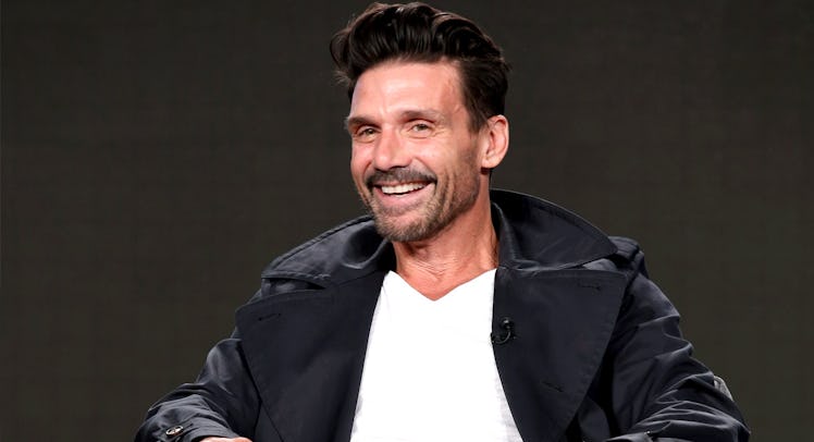 Frank Grillo in a white shirt and black jacket