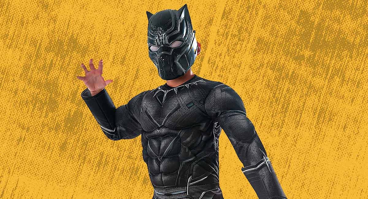 Black panther clearance kids dress up