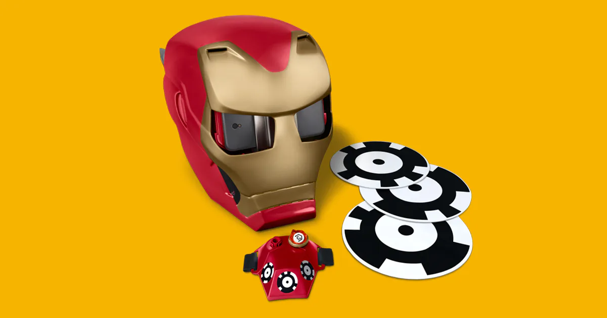 iron man augmented reality helmet XSociety Official MK5 - in Built Jarvis AI time augmented reality displays Hasbro's Crazy Iron Man Mask
