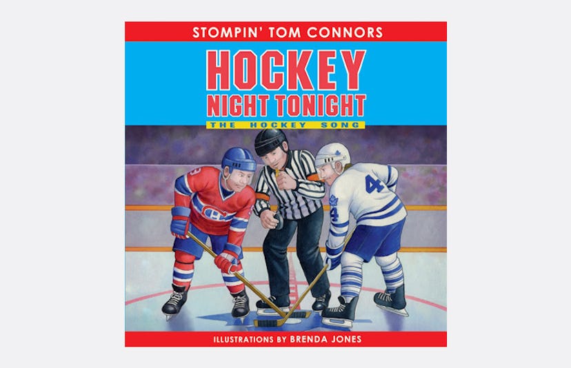 The cover of the book 'Hockey Night Tonight' by Stompin' Tom Connors