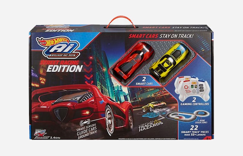 Hot Wheels futuristic racetrack package