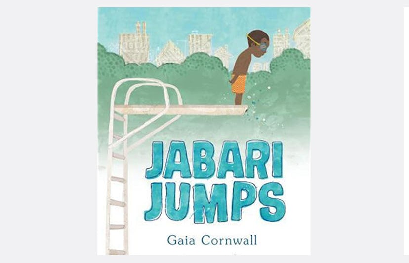 The cover of the book 'Jabari Jumps' by Gaia Cornwall