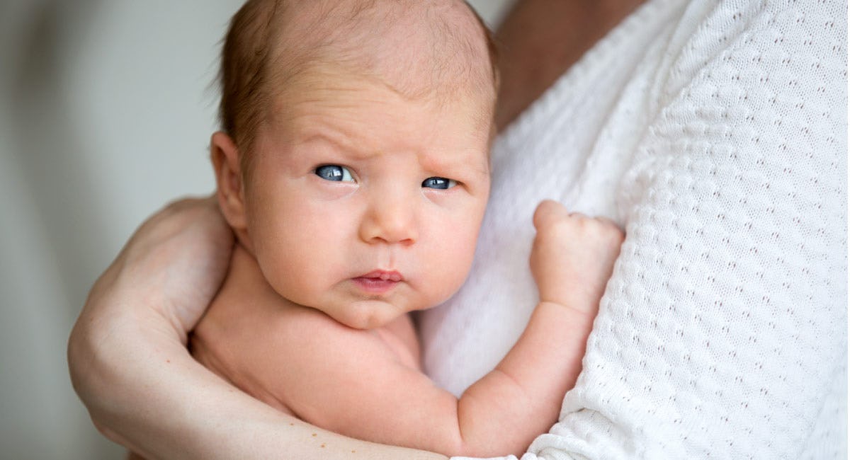 Why Don't Newborn Babies Smile? Why Do They Look So Worried?