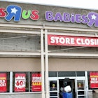 Shop with a bug "Toys ‘R’ Us" sign