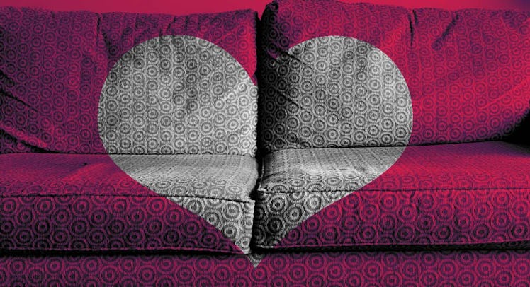 couch and pillow masturbation