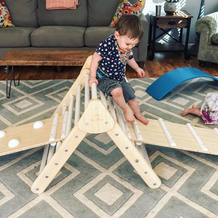 Bamboo Climber Pikler Triangle by Lily & River