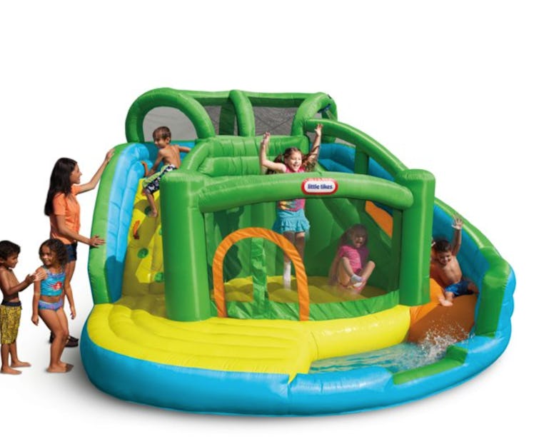 2-in-1 Wet 'n Dry Inflatable Kids' Water Slide by Little Tikes