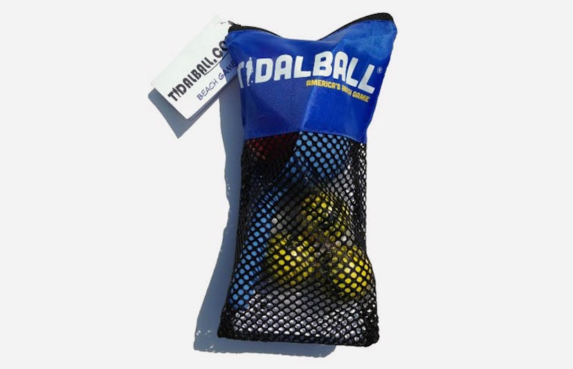 TidalBall set in a blue bag