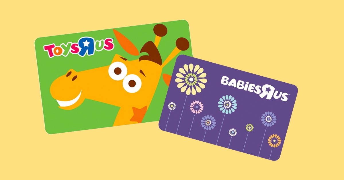 Toys R Us And Babies Gift Cards