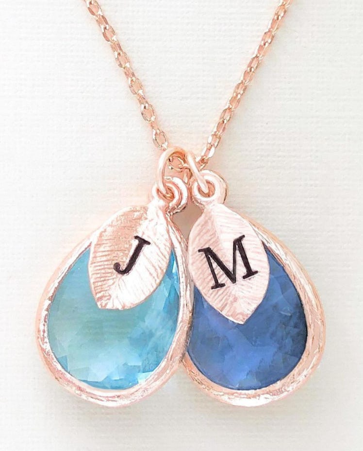 Personalized Birthstone Necklace