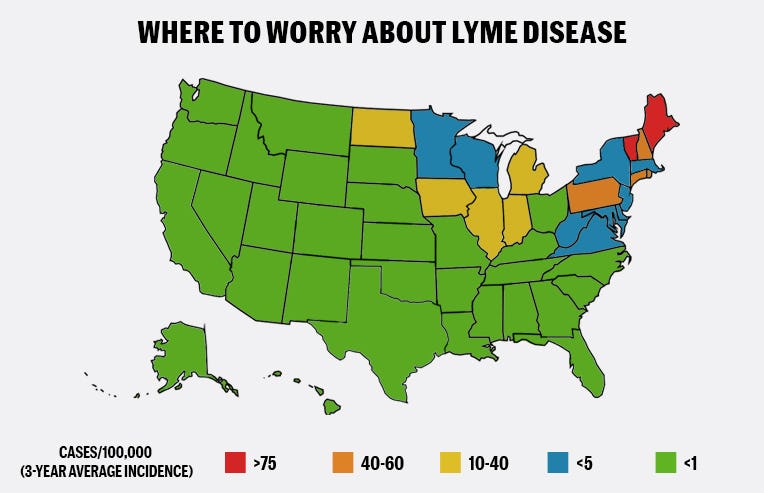 Lyme Disease Map States Cities With Highest Rates Lymedisease Inset2