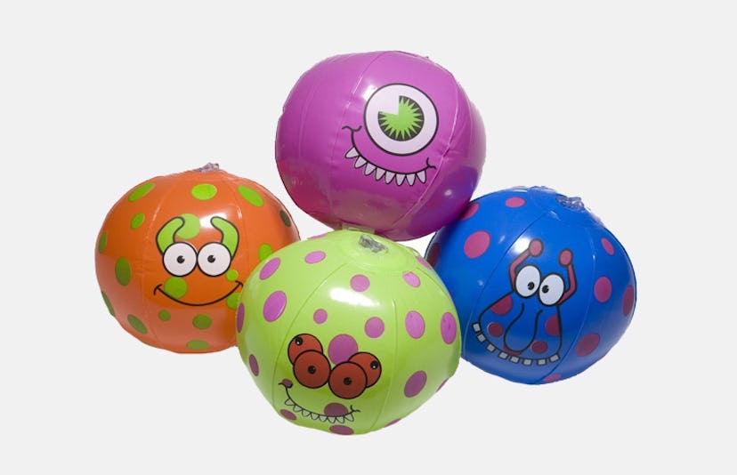 Four Fun Express mini monster beach balls