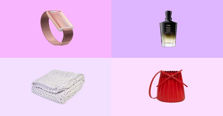 Our picks for the best Mother's Day gifts of 2021 against a lilac background.