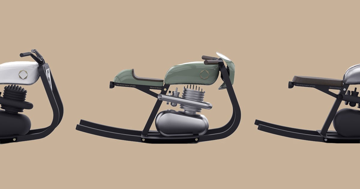 The Moto Rocker Is a Luxury Motorcycle Rocker For Toddlers