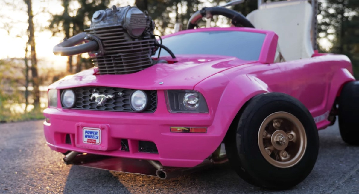 Barbie car dirt bike engine online