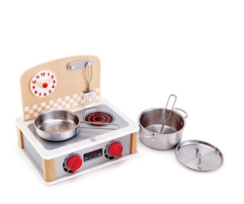 Wooden Tabletop Toy Kitchen Grill by Hape