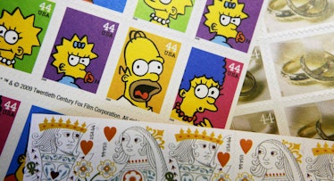 Different stamps that cost the same as they did in the 1980s