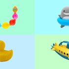 Baby and toddler bath toys