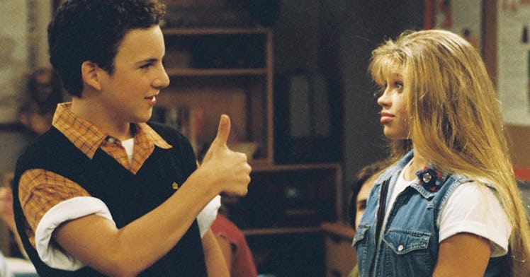 Scene from "Boy Meets World" nineties kids shows