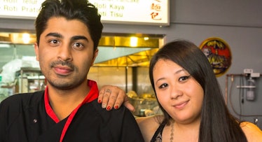 Chef Salil Mehta and Stacey Lo Mehta posing for a photo