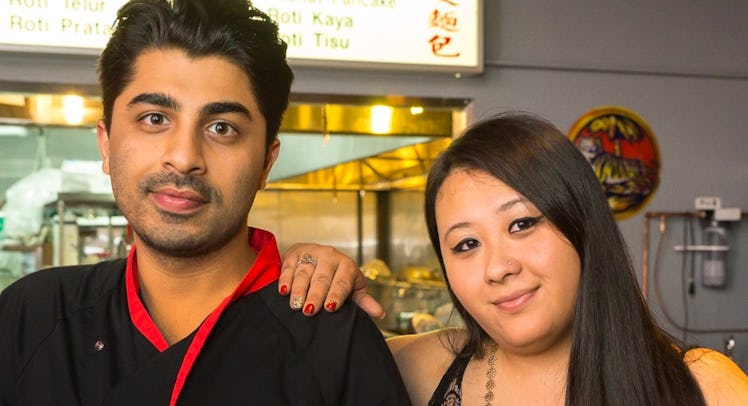 Chef Salil Mehta and Stacey Lo Mehta posing for a photo