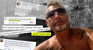 Photo of Dwayne Stamper with comments from social media