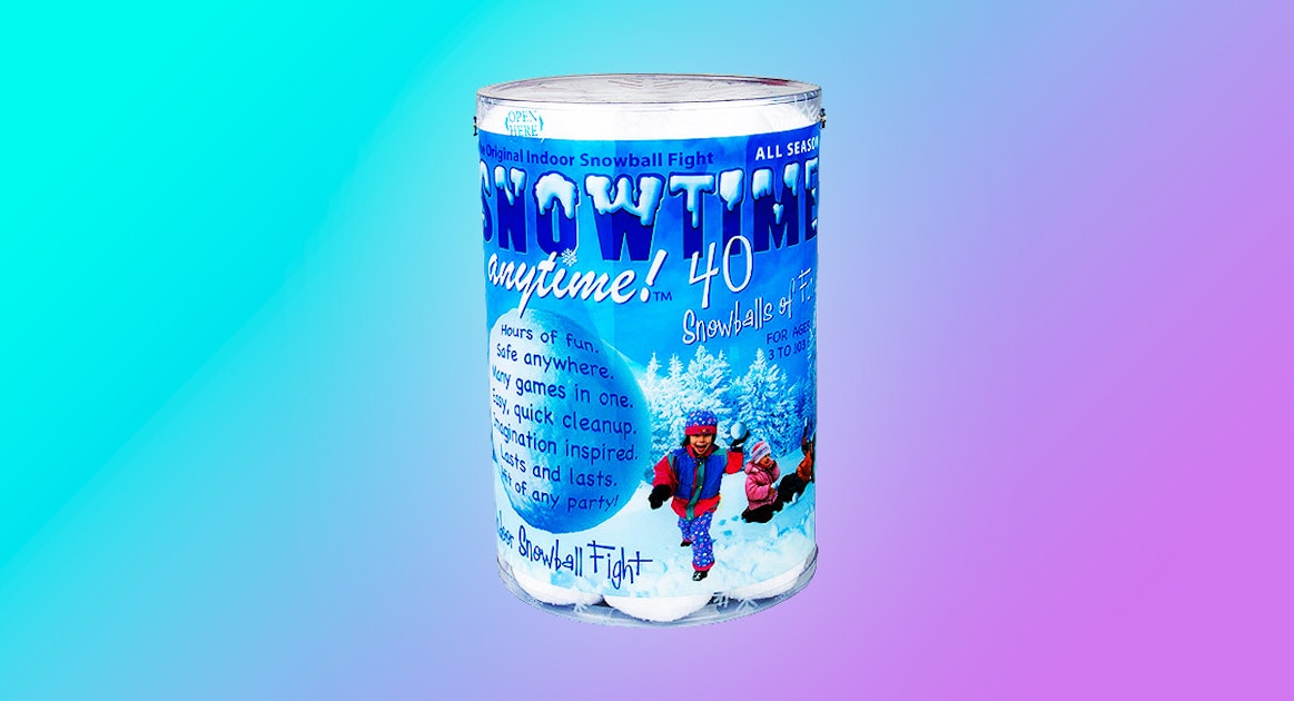 Summer Activities: This $20 Can of Fake Snowballs Is Hours of Fun